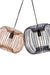 Zura Bubble Pressed Black Hanging Lamp by homeblitz.in