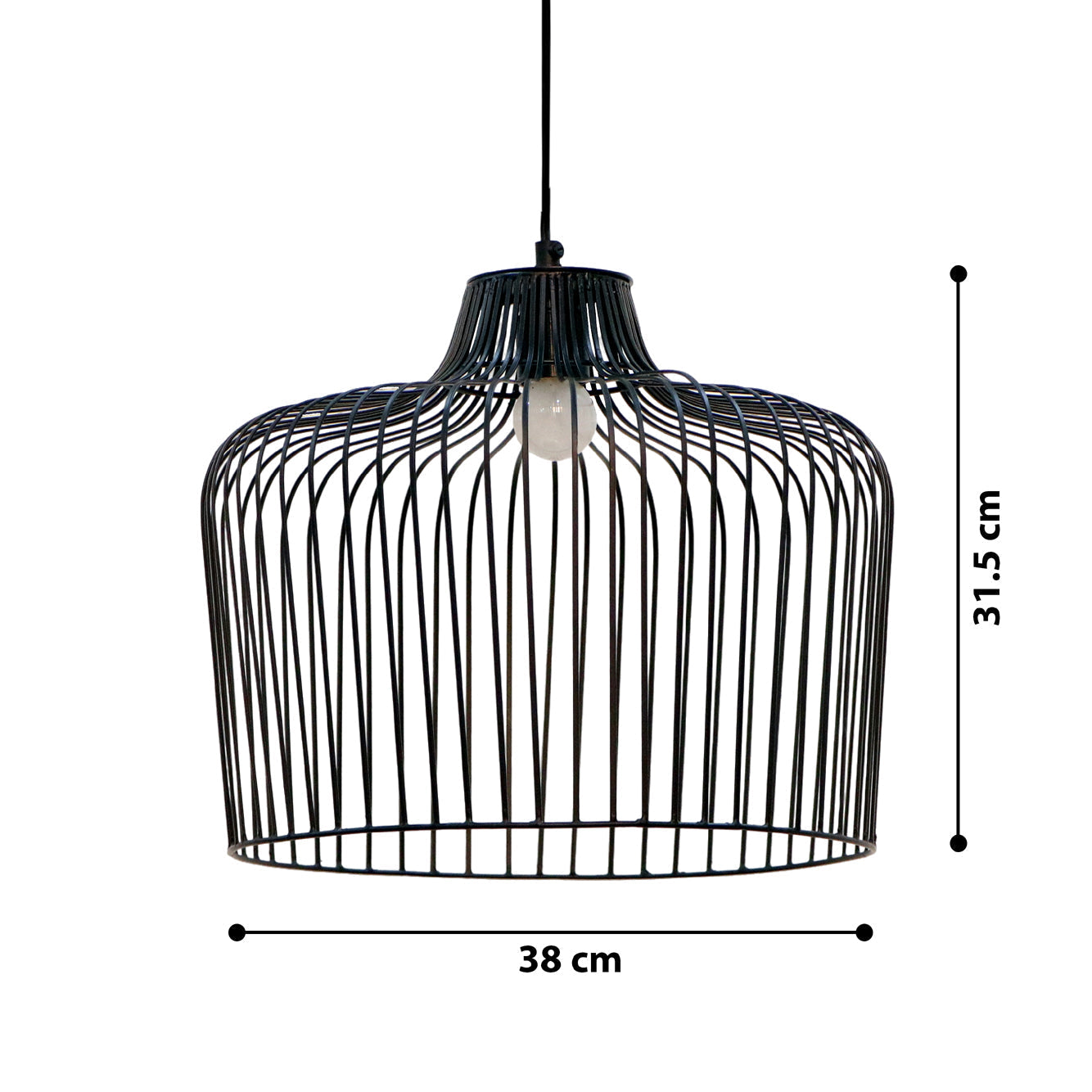 Zura Wine Bottle Hanging Lamp by homeblitz.in