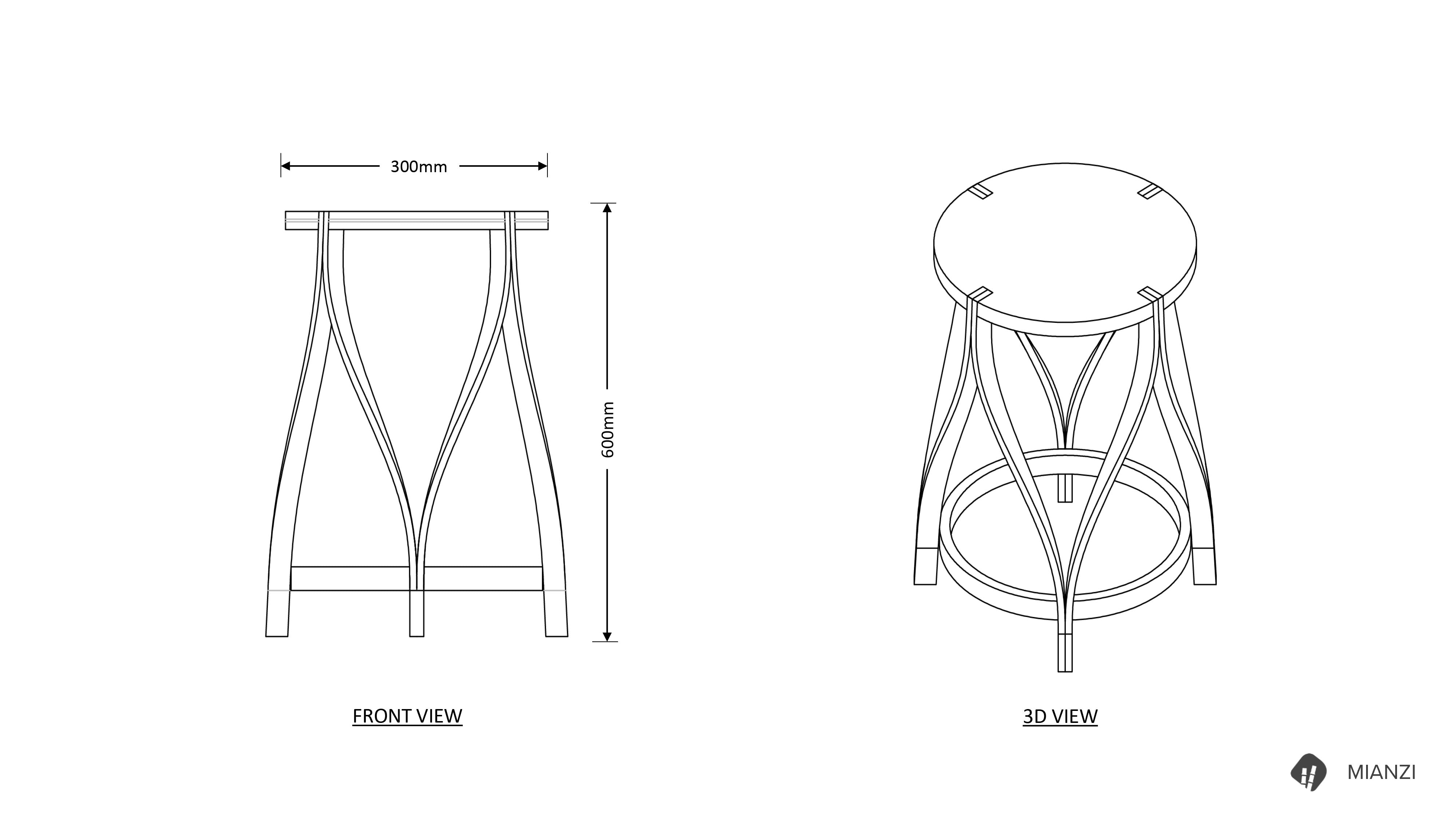 Lotus Stool