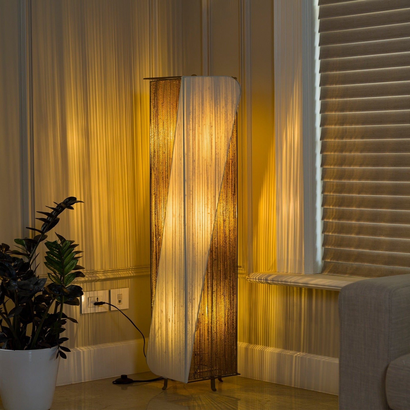 Reed Floor Lamp