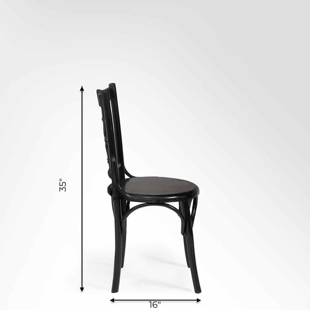 Black Irani Cafe Chair