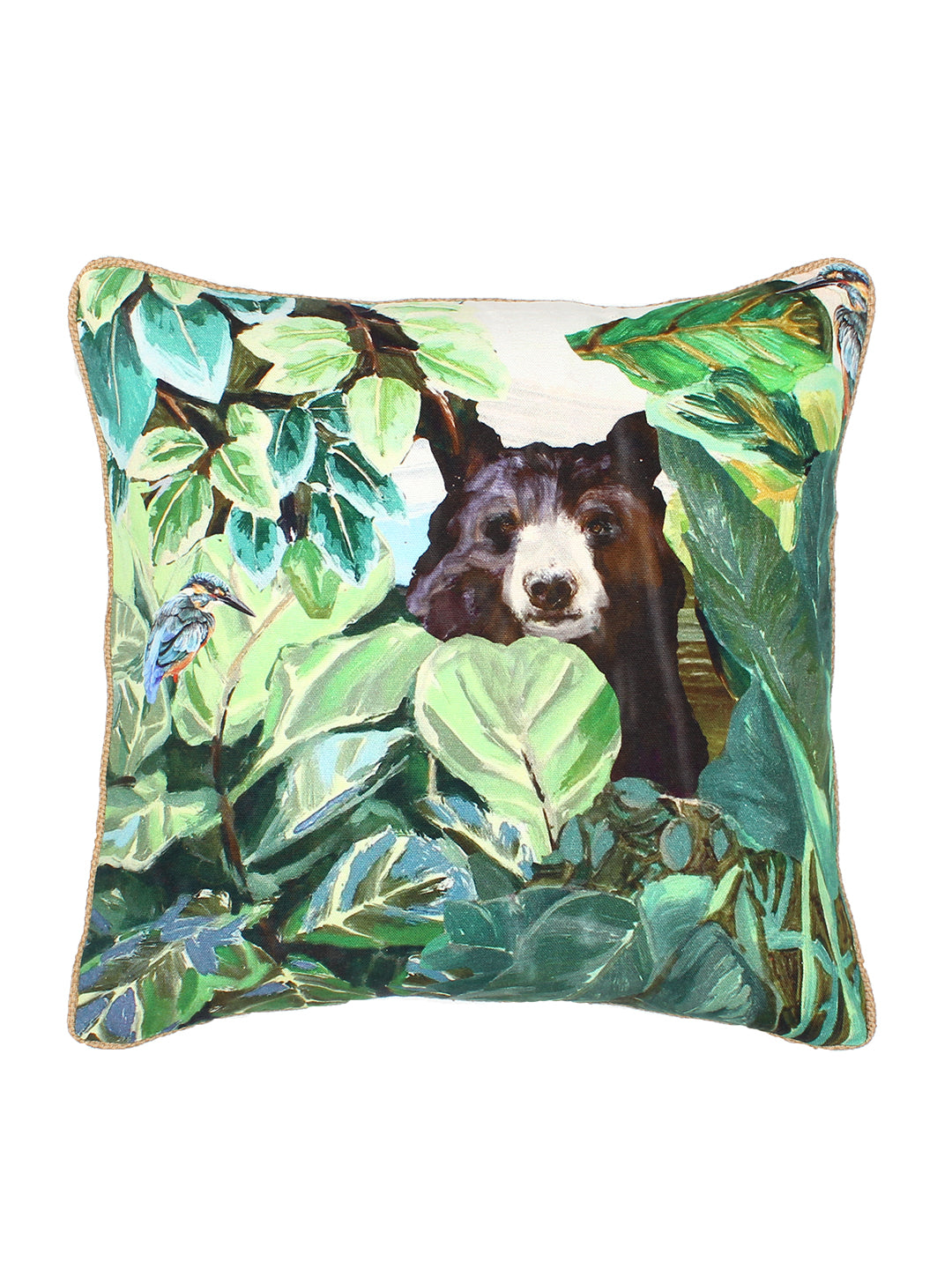 Namdapha Green Cushion Cover