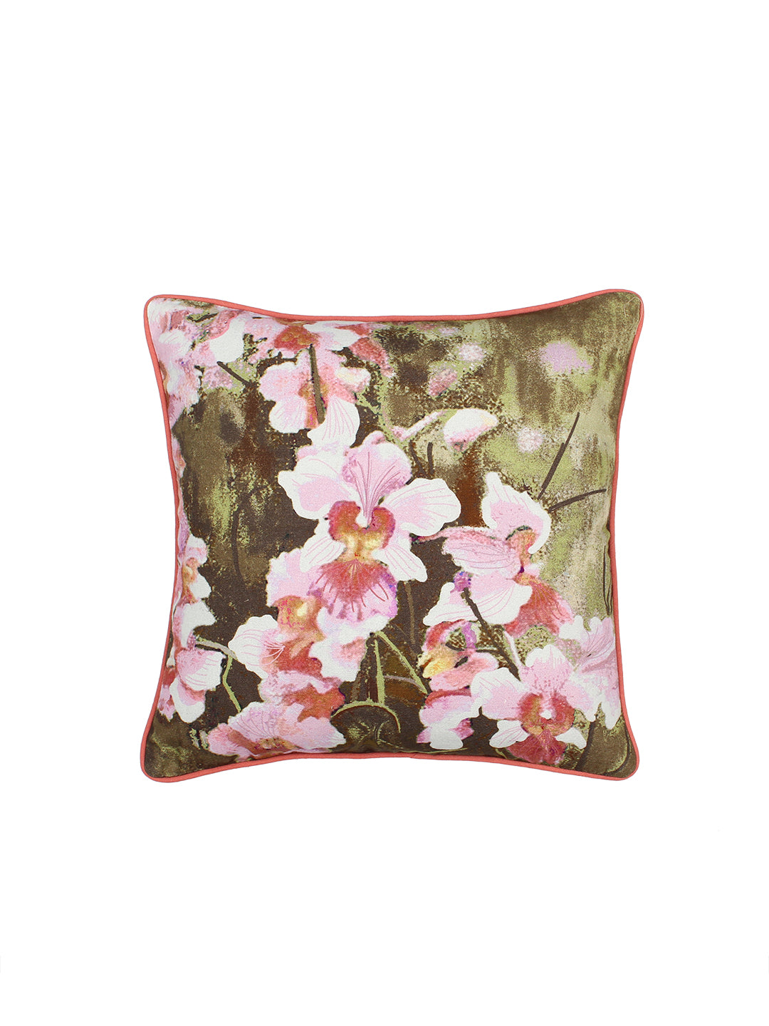 The Hybrid Orchid Cushion Cover (Pink)