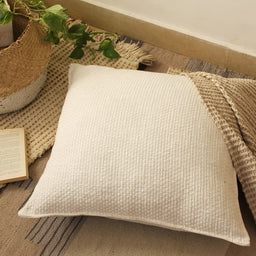Vindhya Cushion Cover- Natural