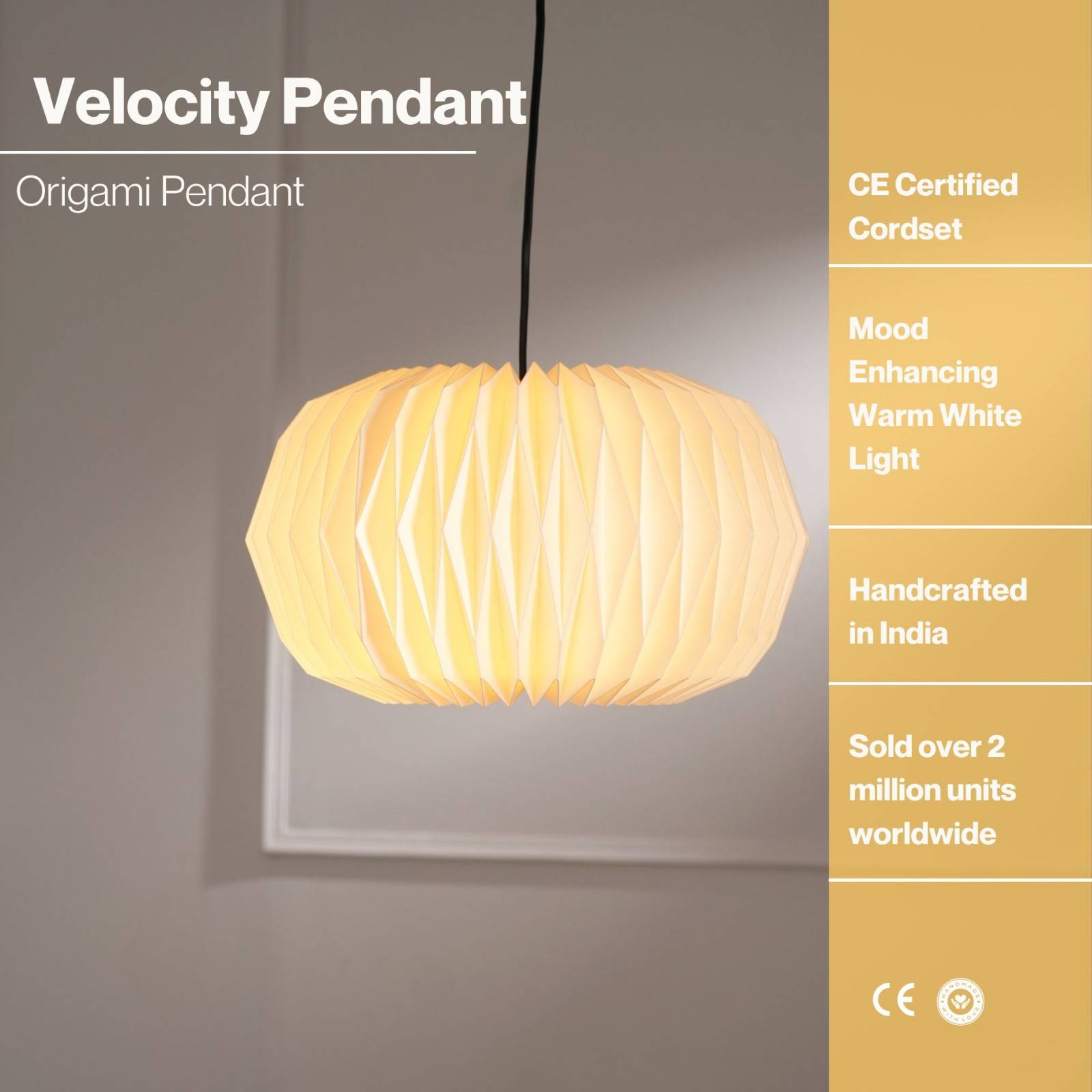 Velocity Origami Pendant Lamp