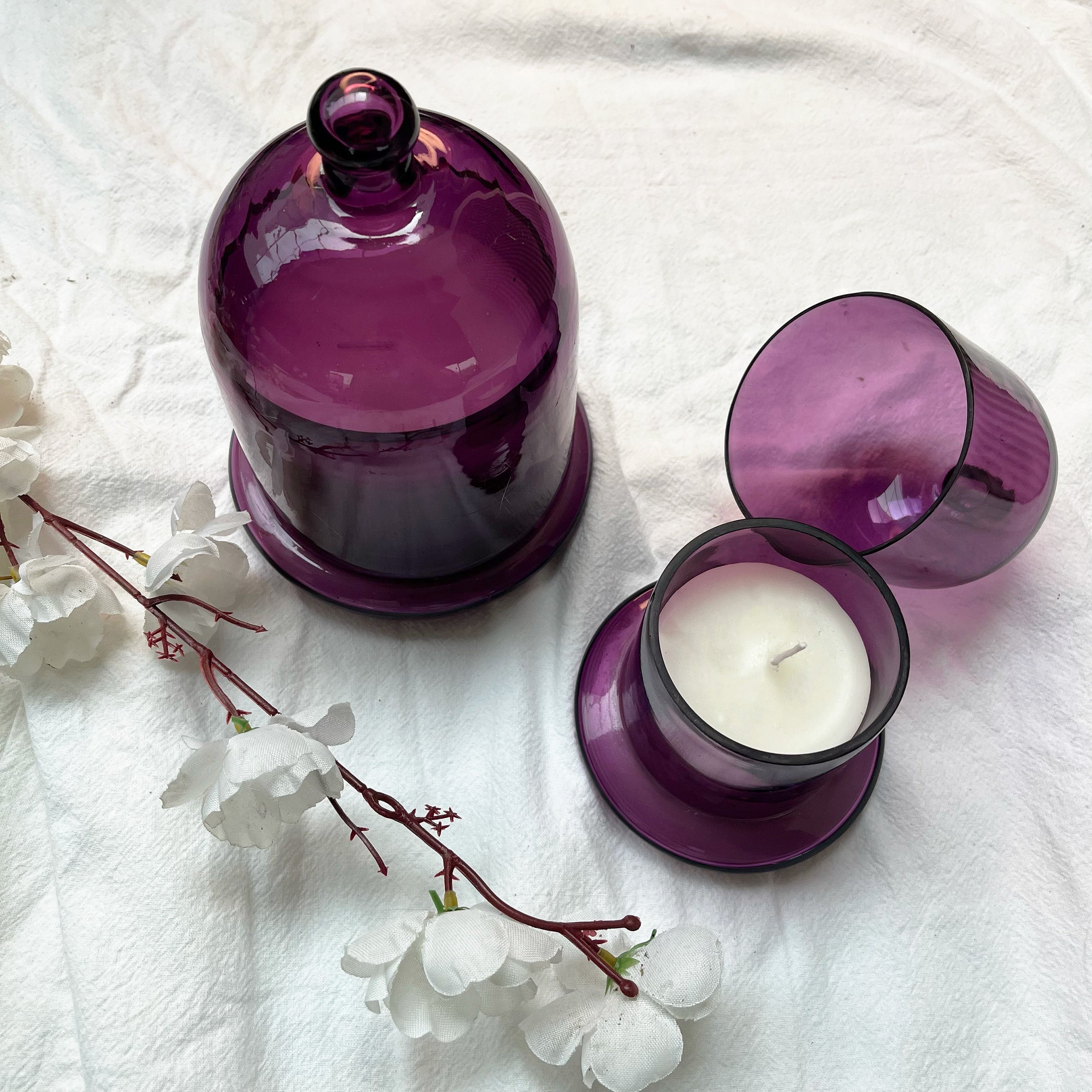 Glass Dome Candles