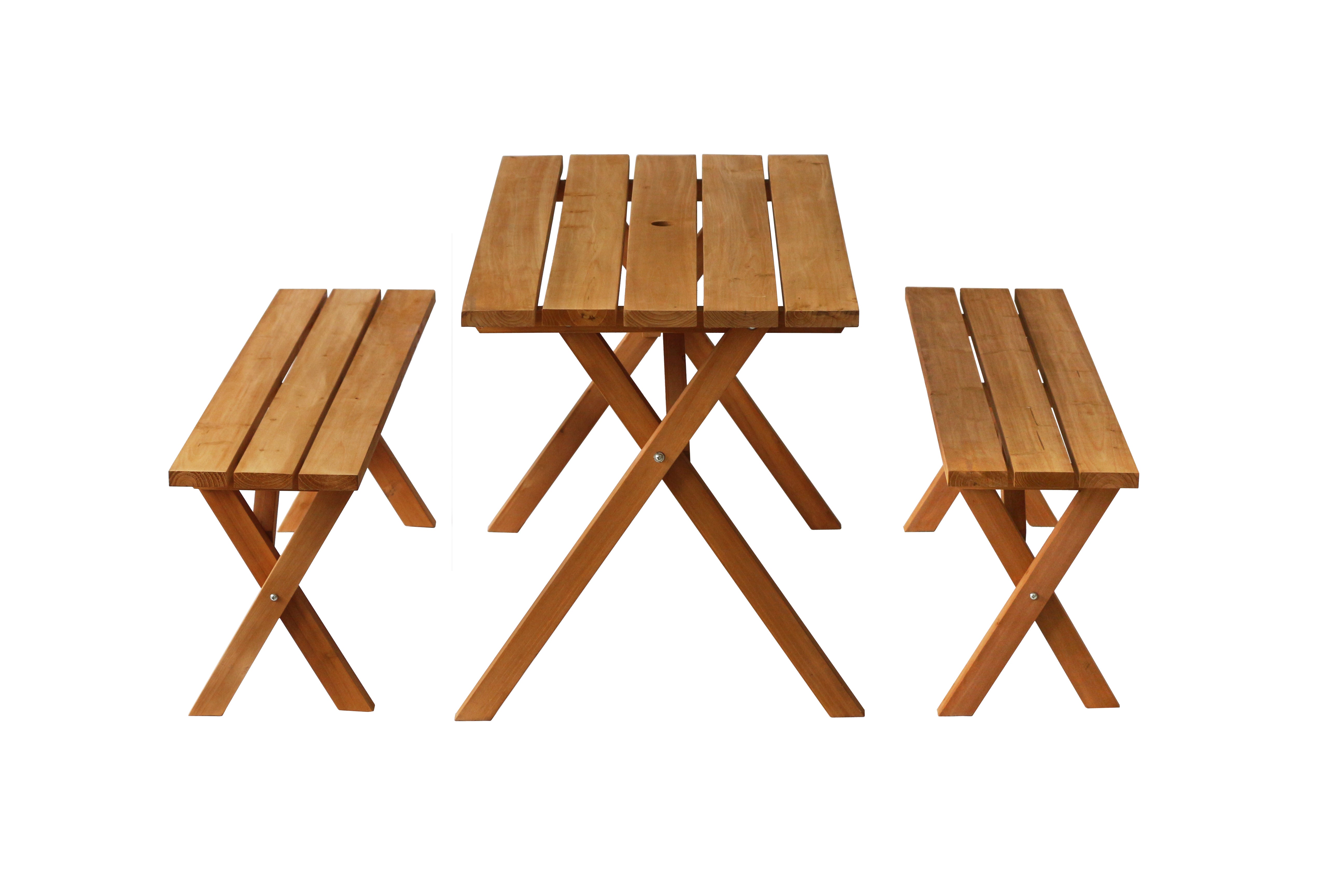 Wooden Picnic Table Set