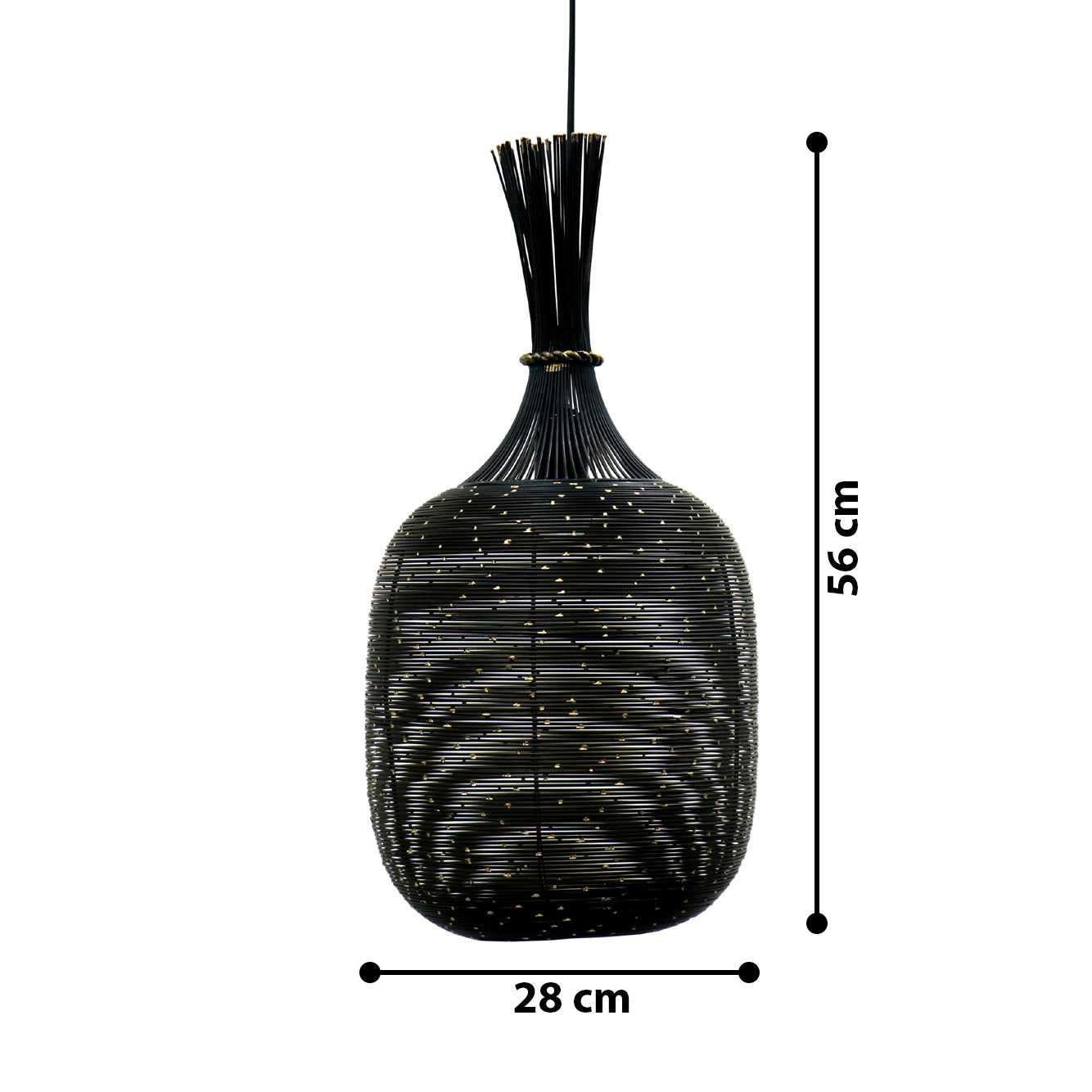 Klec Bottle Hanging Lamp by homeblitz.in