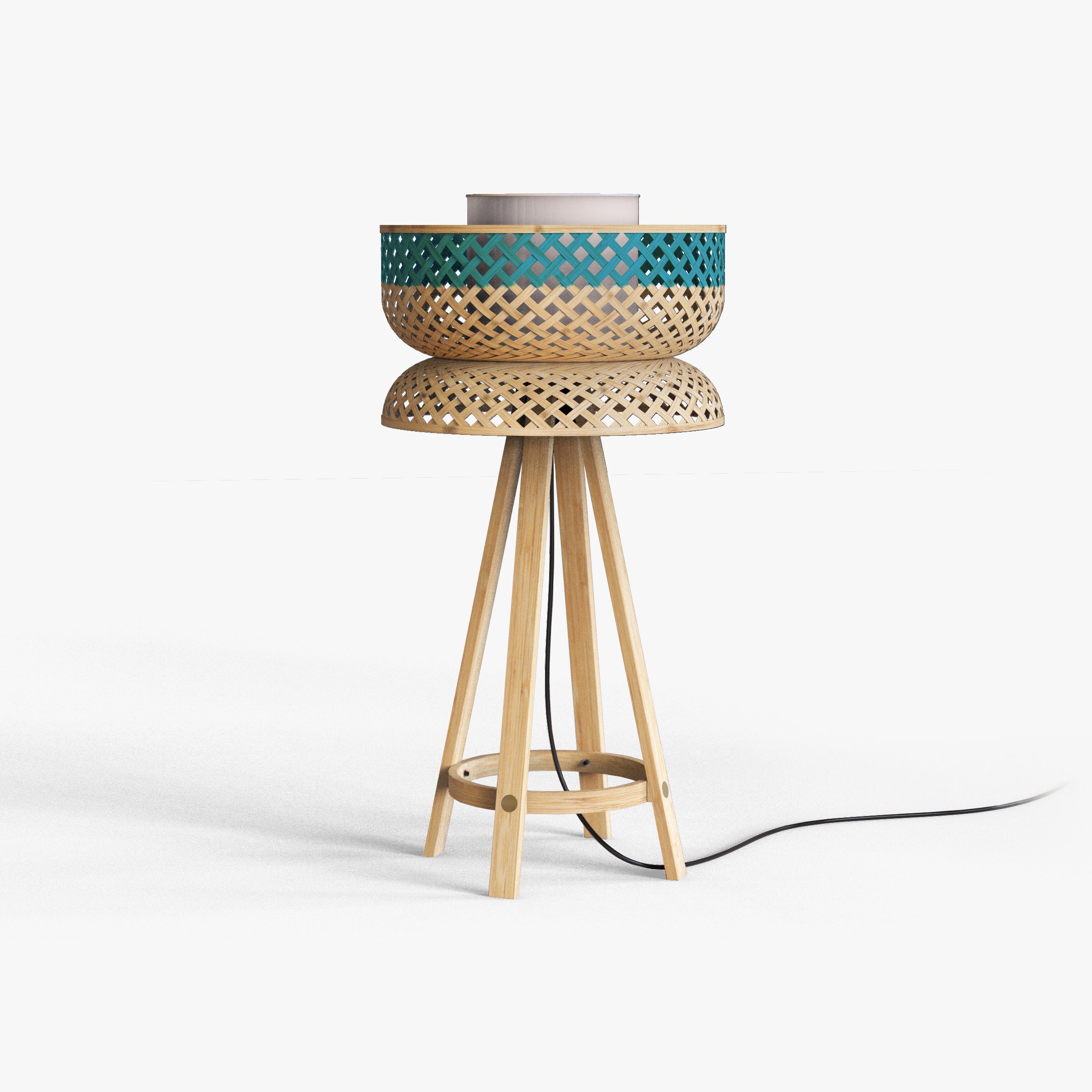 Lotus Bamboo Table Lamp