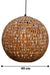 Orion Round Ball Hanging Lamp by homrblitz.in