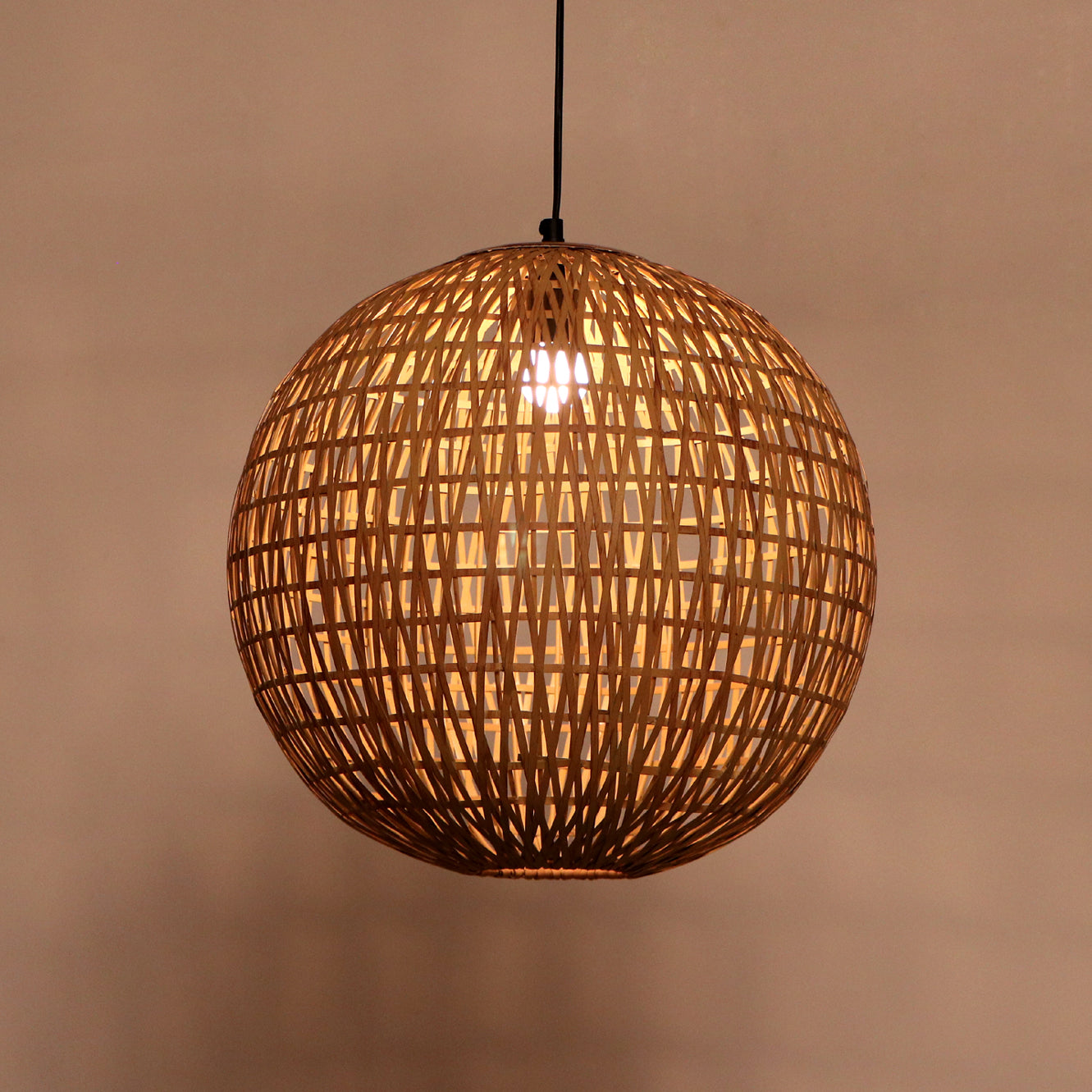 Orion Round Ball Hanging Lamp by homrblitz.in