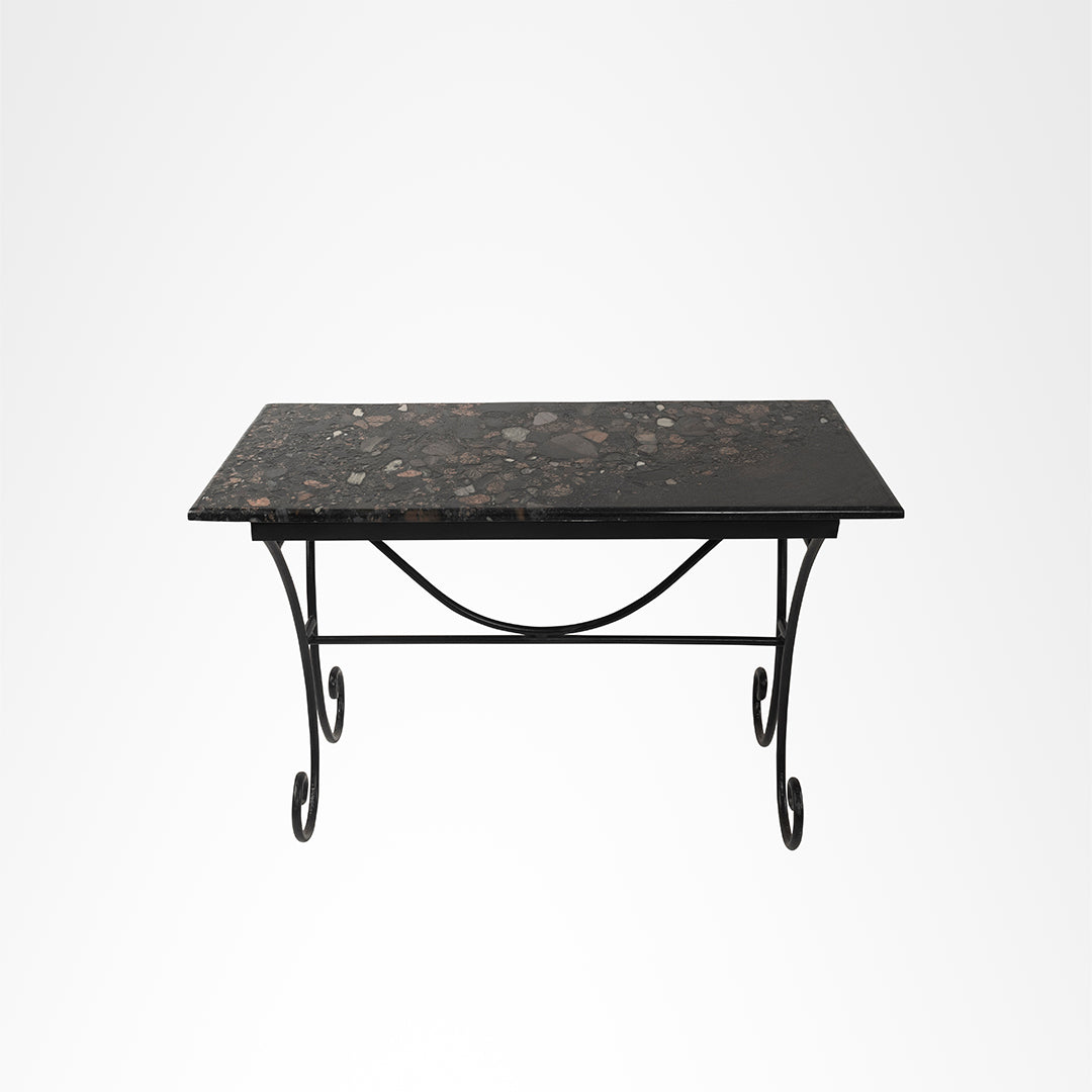 Ellis XIII Metal And Granite Table