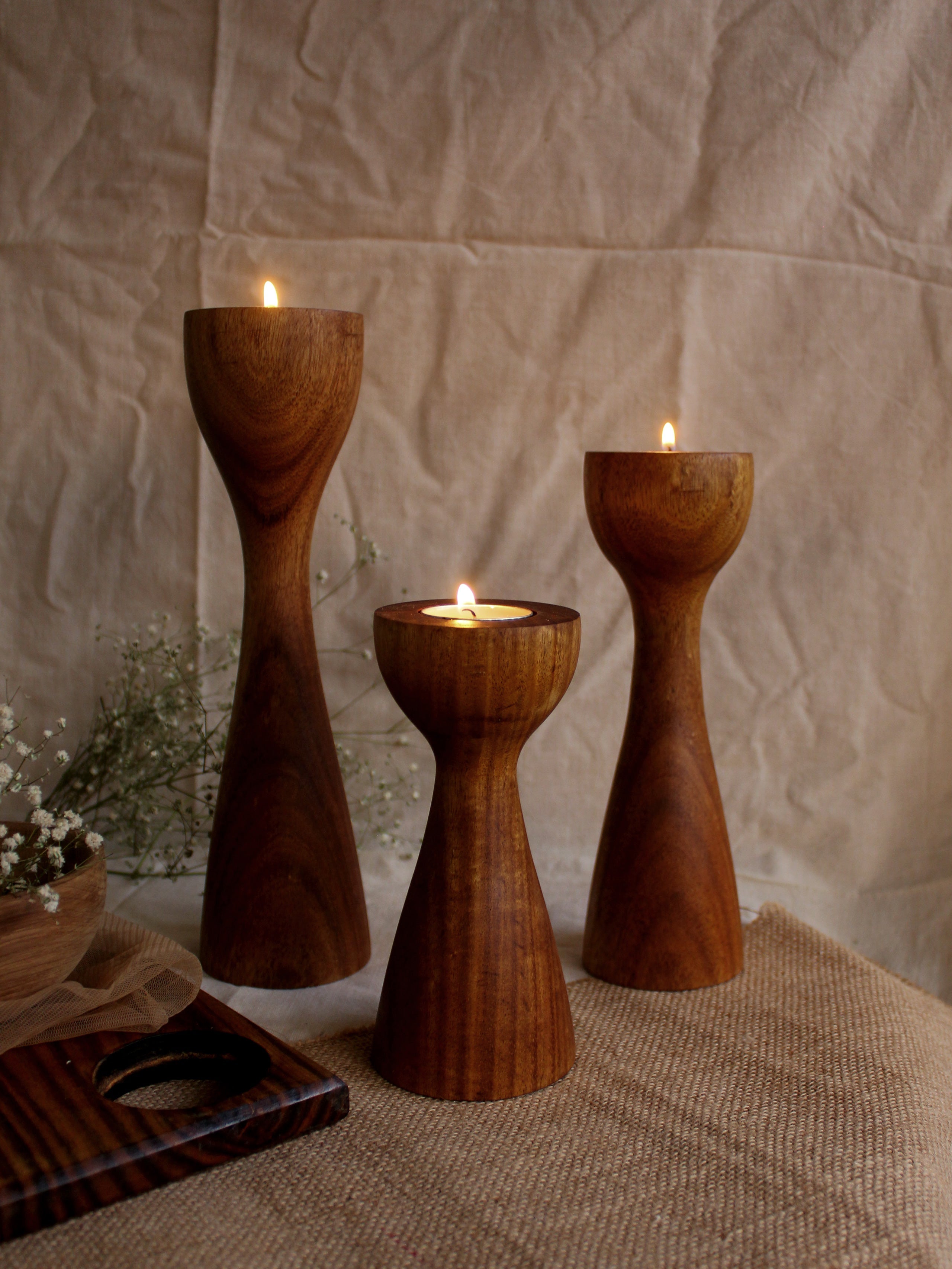 Pillar Tea-Lights - Studio Indigene