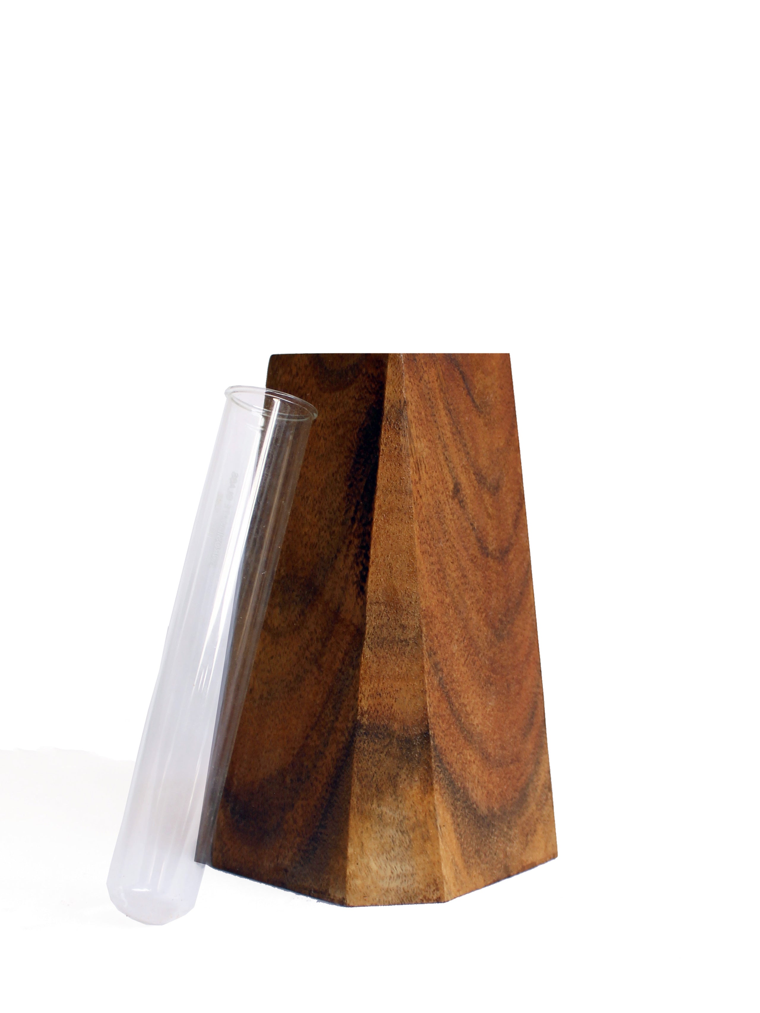 Faceted Pyramid Vase - Studio Indigene