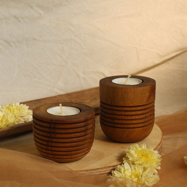 Bowl Tea-Lights (Set of 2) - Studio Indigene