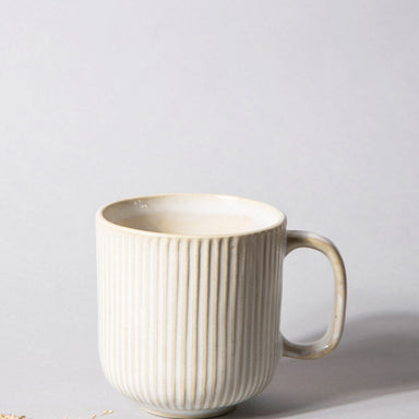 Striped Ivory Mug
