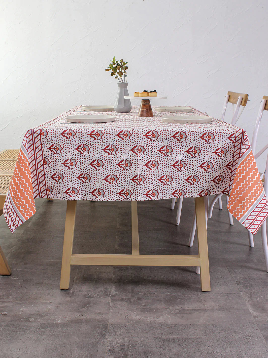 Sarovar Table Cover (Red)
