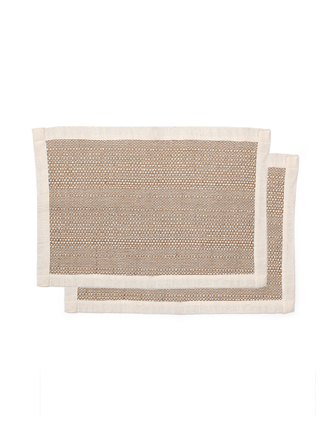 Mararikulam Placemat Set Of 2 Placemats (Beige)