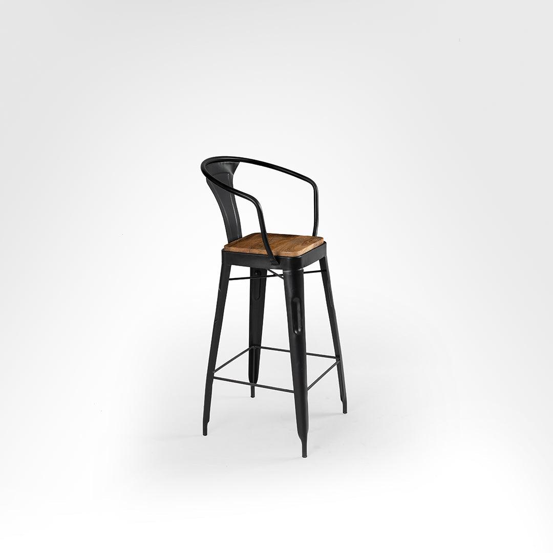 Tolix Bar Chair With Armrest