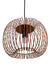 Zura Bubble Pressed Brown Hanging Lamp by homeblitz.in