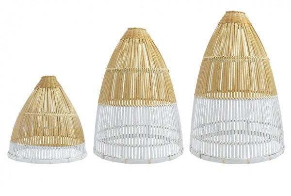 Cup Shape Bamboo Hanging Lampshade
