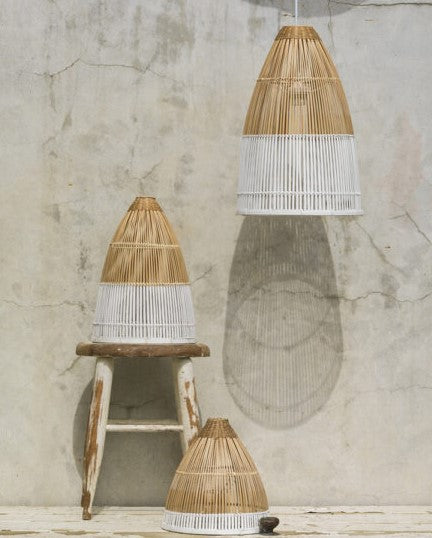 Cup Shape Bamboo Hanging Lampshade