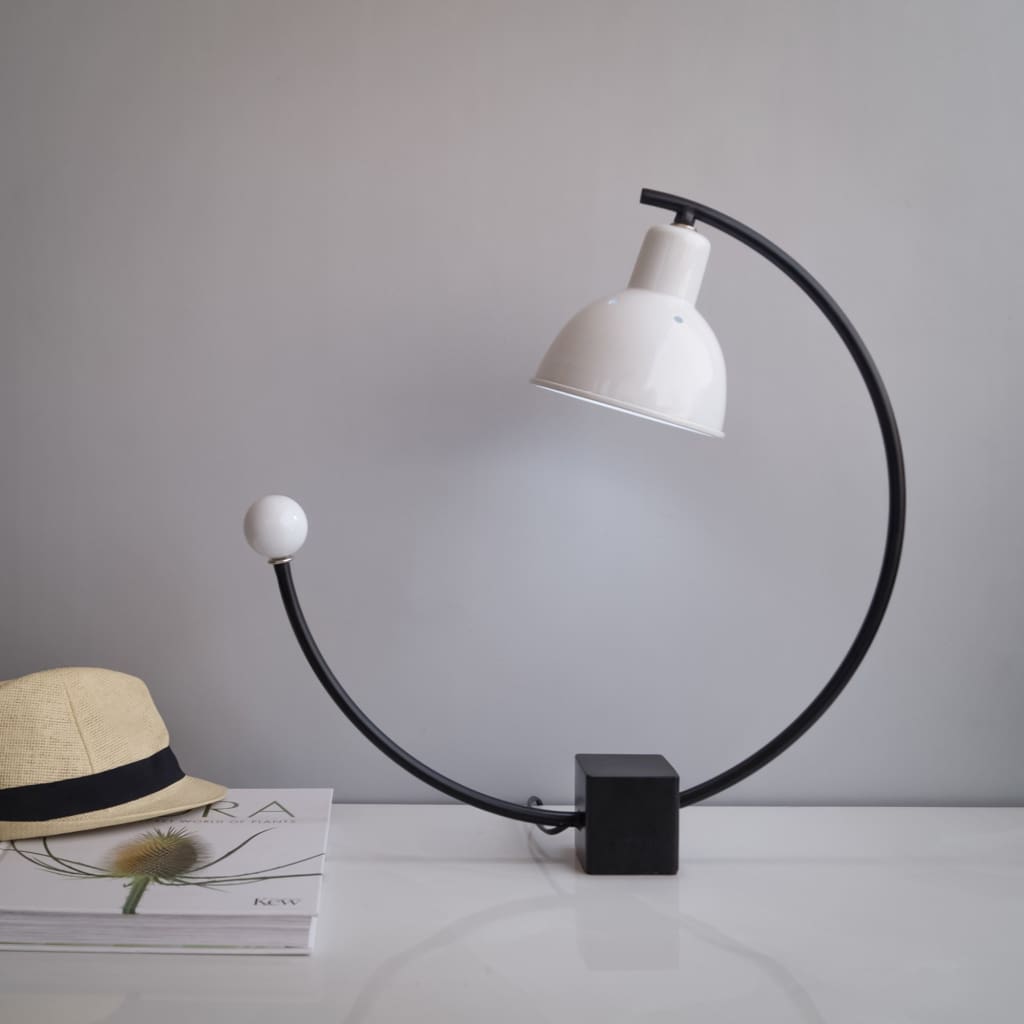 Cdl102 Blanc Art Deco Table Lamp