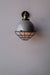 Cws118 Metallic Silver Finish Industrial Retro Dome Wall Sconce