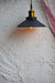 Clh109 Nordic Conical Midnight-Gold Industrial Ceiling Pendant Light