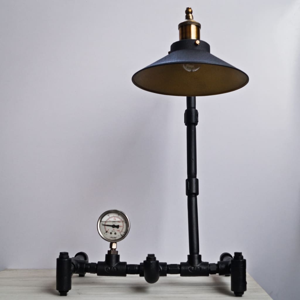 Tpf107 Nordic Industrial Table Lamp Tablet Stand