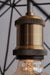 Clh143 Scandinavian Design Trend - Geometric Industrial Decor Pendant Cage Lamp