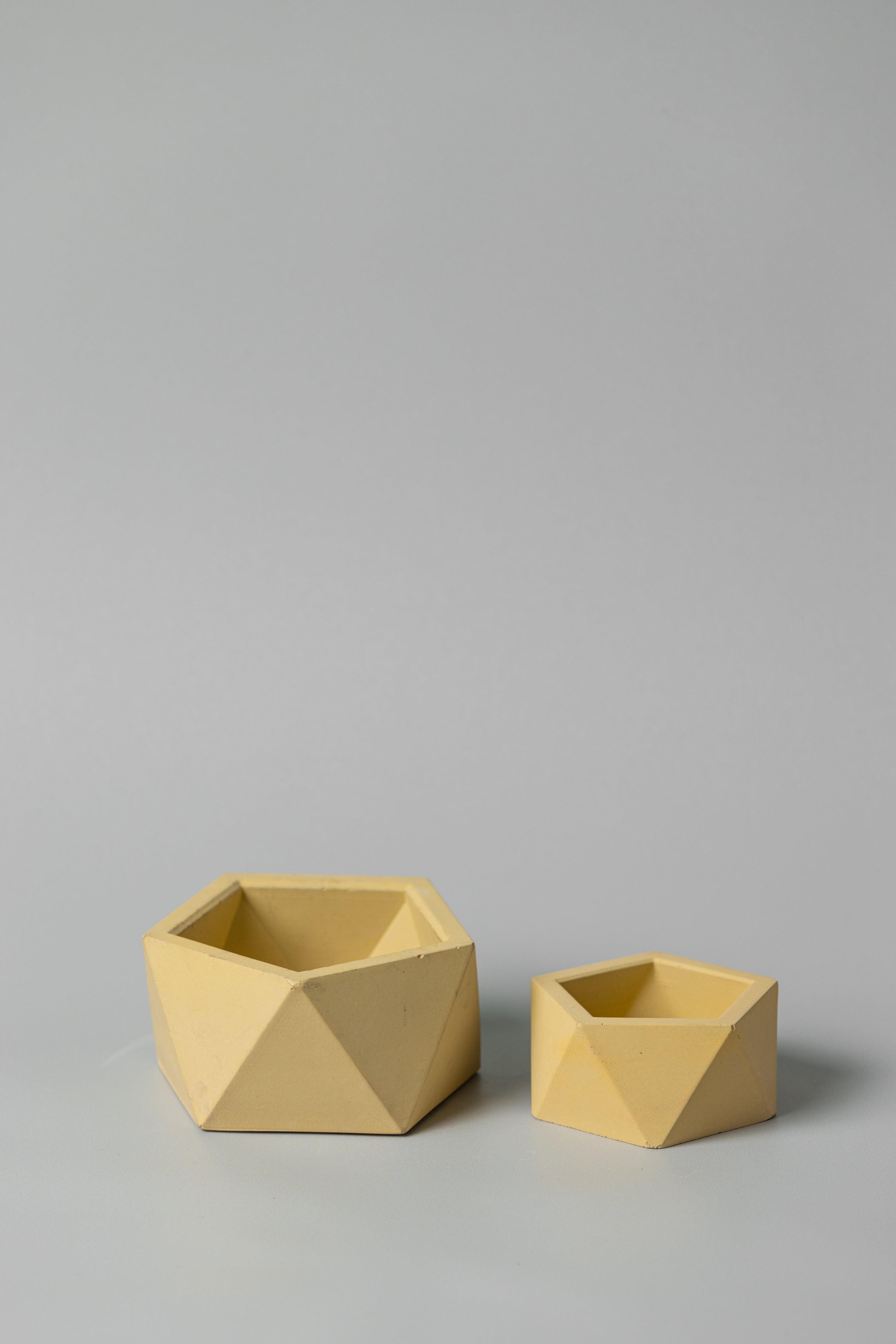 Penti planter big and small in yellow