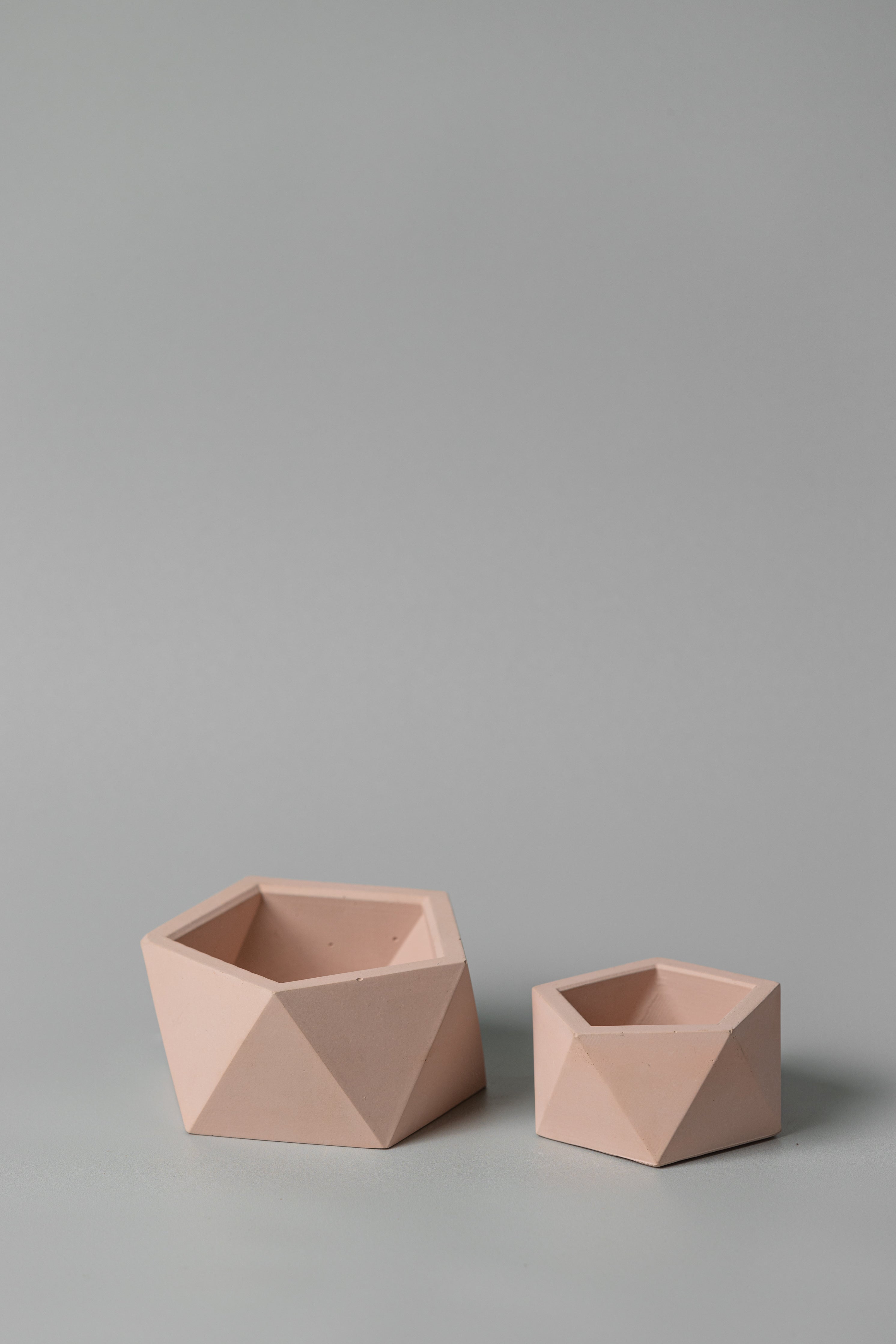 Penti planter big and small in pink