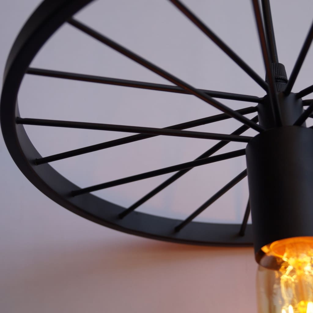 Clh137 Spoked Wheel Industrial Design Lamp
