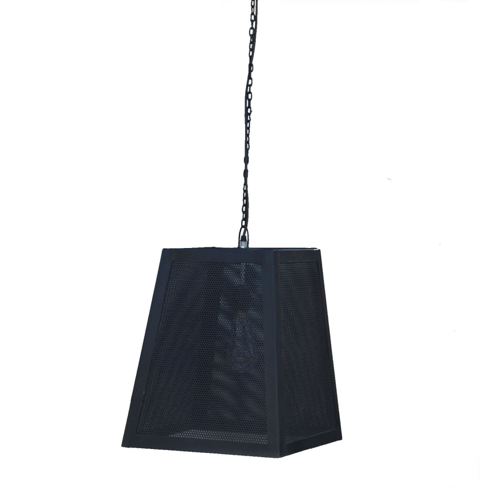 Trapezoid Black Industrial Ceiling Lamp