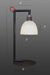 Cdl107 Vertigo Black Frosted Glass Bedside Lamp