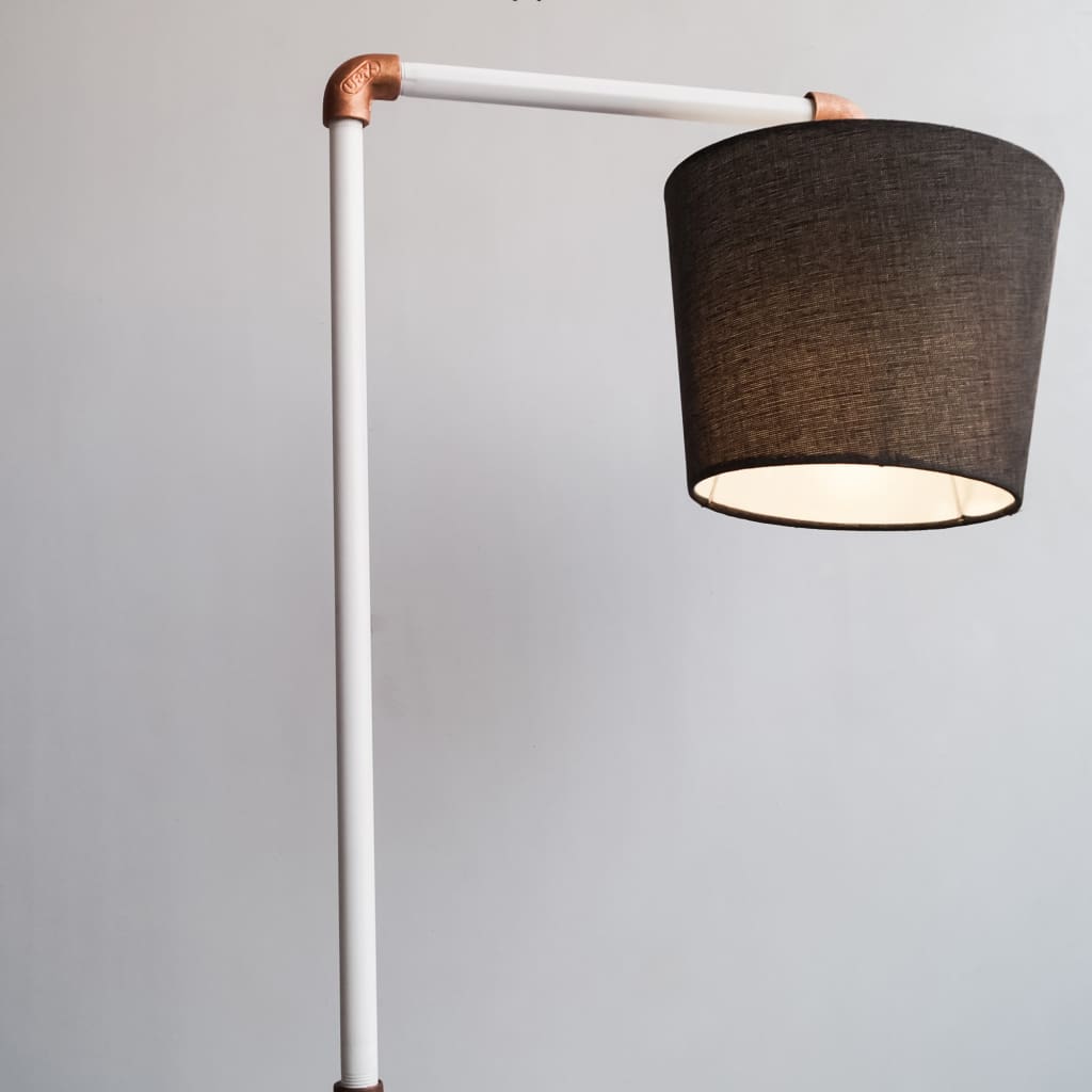 Tpf112 Jazz Steampunk Pipe Design Industrial Floor Lamp